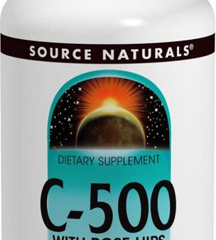 SOURCE NATURALS - Vitamin C-500  - 100 Tablets Hot on Sale