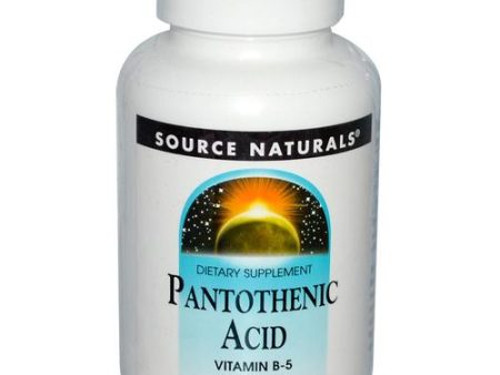 SOURCE NATURALS - Pantothenic Acid (100 mg) - 250 Tablets For Discount