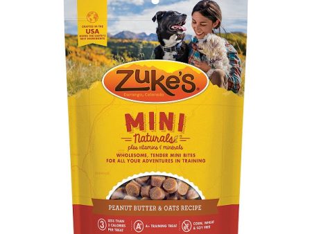 ZUKE S - Mini Naturals Dog Treats Peanut Butter & Oats Recipe - 16 oz. For Discount