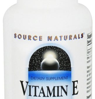 SOURCE NATURALS - Vitamin E (400 IU)  - 100 Softgels For Discount