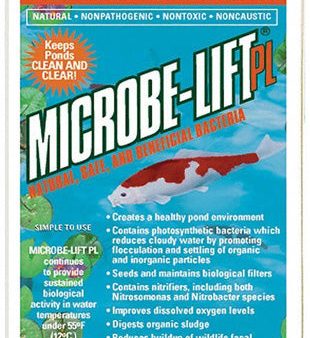 MICROBE-LIFT - Microbe Lift PL Bacterial Water Conditioner - 1 Quart  (32 fl. oz.) Supply