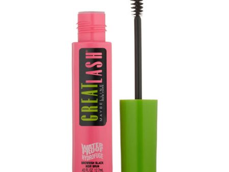 MAYBELLINE - Great Lash Waterproof Mascara 112 Brownish Black - 0.43 fl. oz. (12.7 ml) Supply