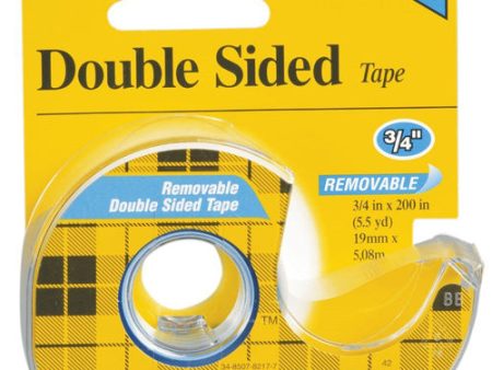 SCOTCH - Double Sided Removable Tape - 3 4  x 200  Supply