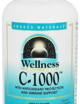 SOURCE NATURALS - Wellness C-1000  - 200 Tablets For Sale