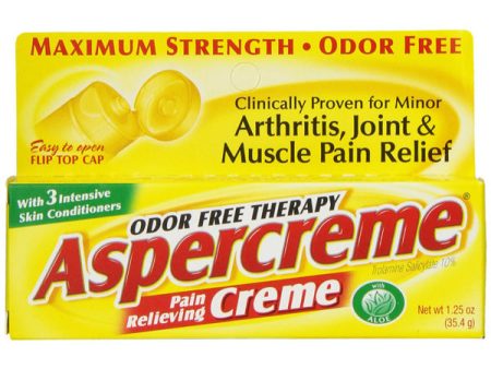 ASPERCREME - Pain Relieving Creme - 1.25 oz. (35.4 g) Cheap