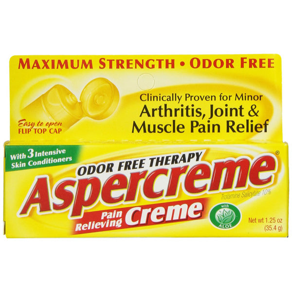 ASPERCREME - Pain Relieving Creme - 1.25 oz. (35.4 g) Cheap