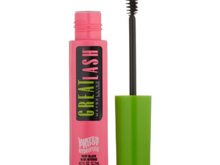 MAYBELLINE - Great Lash Waterproof Mascara 111 Very Black - 0.43 fl. oz. (12.7 ml) Supply