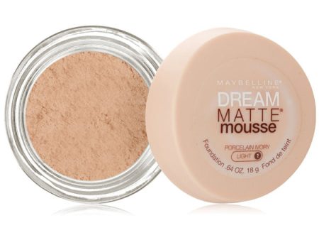 MAYBELLINE - Dream Matte Mousse Foundation 010 Porcelain Ivory - 0.64 oz. (18 g) For Cheap