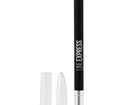 MAYBELLINE - Line Express Sharpenable Wood Pencil Eyeliner Ebony Black - 0.035 oz (1 g) Online Hot Sale