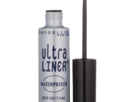 MAYBELLINE - Ultra Liner Waterproof Liquid Eyeliner 302 Dark Brown - 0.25 fl. oz. (7.3 ml) Supply