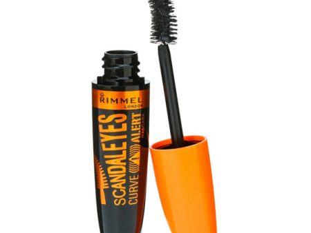 RIMMEL - Scandaleyes Curved Brush Mascara Black - 0.41 fl. oz. (12 ml) Online now