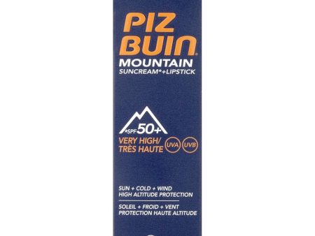 Piz Buin Mountain Sun Cream & Lipstick SPF50+ 20ml Fashion