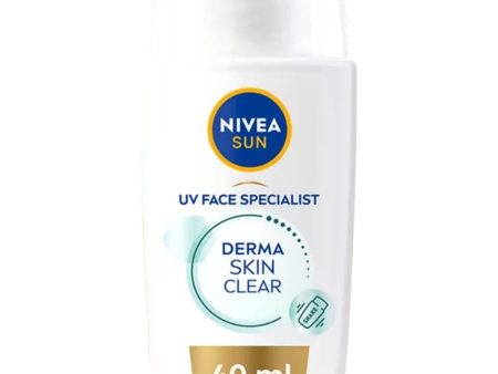 Nivea Sun UV Face Derma Blemish Control Sun Fluid SPF50+ 40ml For Sale