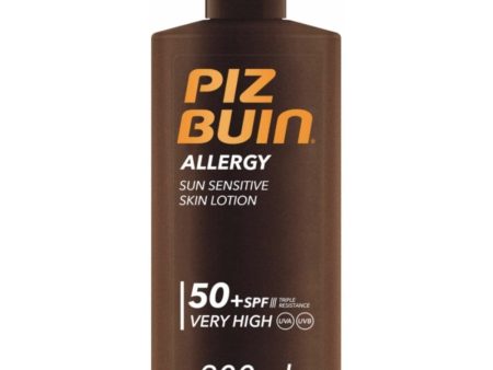 Piz Buin Allergy Sun Sensitive Skin Lotion Sunscreen SPF50+ 200ml For Discount