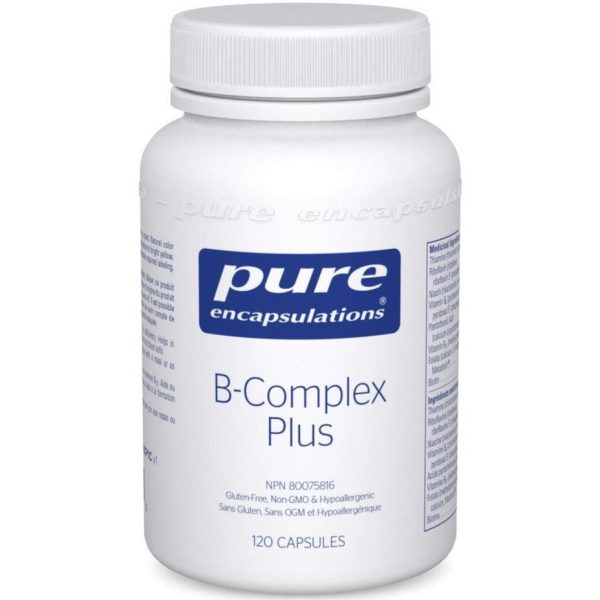 Pure Encapsulations B Complex Plus 120 Veg Capsules Hot on Sale