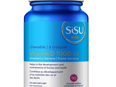 Sisu Kids Vitamin D 1000 IU 90 Chewable Tabs For Sale