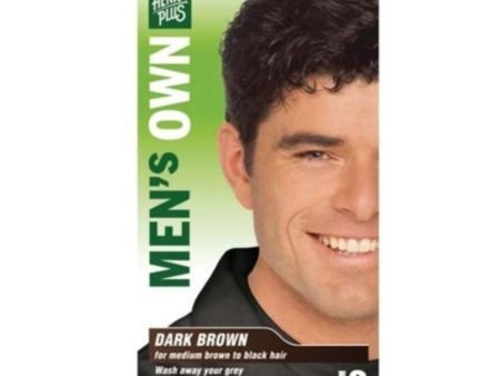 Henna Plus Men s Own Hair Colour Dark Brown 80mL For Cheap