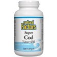 Natural Factors Super Cod Liver Oil 180 Softgels Hot on Sale