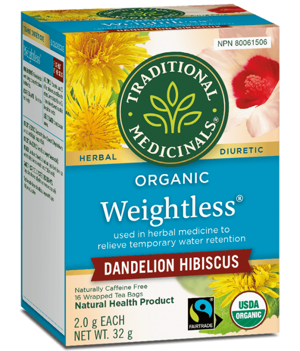 Traditional Medicinals Organic Weightless® Dandelion Hibiscus Tea 32g Online now