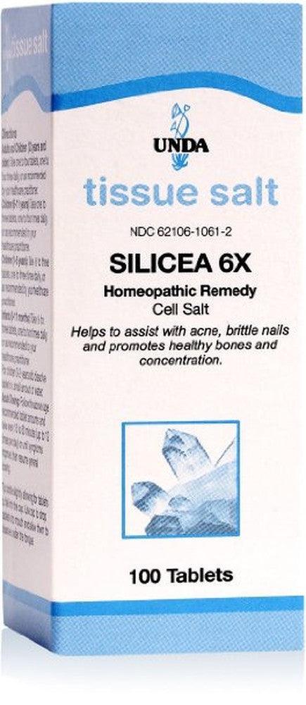 UNDA Tissue Salt Silicea 6X 100 Tabs Discount