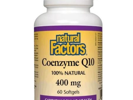 Natural Factors Coenzyme Q10 400 mg 60 Softgels For Cheap