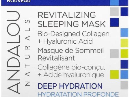 Andalou Naturals, Revitalizing Sleeping Beauty Mask, 1.7 fl oz (50 ml) Supply