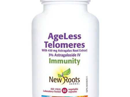 New Roots AgeLess Telomeres 60 Veggie Caps on Sale