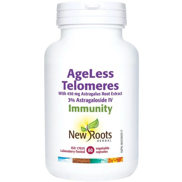 New Roots AgeLess Telomeres 60 Veggie Caps on Sale