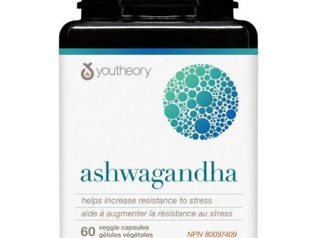 YouTheory Ashwagandha 60 Veggie Caps Sale