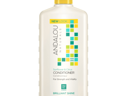 Andalou Naturals Brilliant Shine Conditioner Sunflower & Citrus 340mL Online Hot Sale