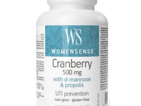 WomenSense Cranberry 500 Mg (with D-mannose & propolis) 60 Veggie Caps Cheap