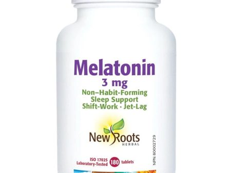 New Roots Melatonin 3mg 180 Tablets Online Sale