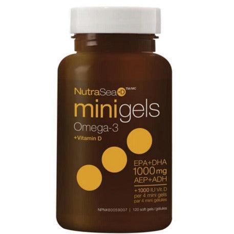 NutraSea+D Omega-3 Mini Gels Fresh Mint 120 softgels Hot on Sale