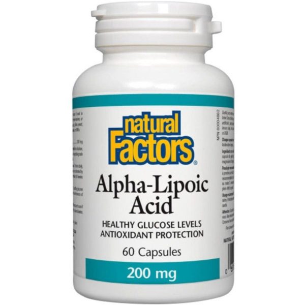 Natural Factors Alpha Lipoic Acid 200mg 60 Caps Discount