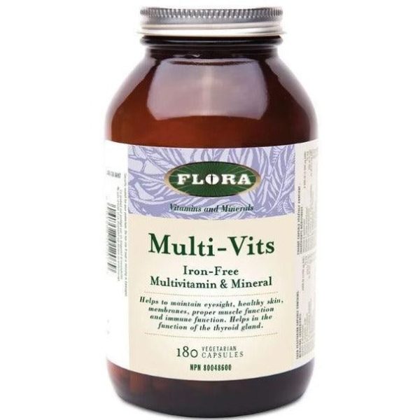 Flora Multi-Vits Iron-Free 180 Veggie Caps Fashion