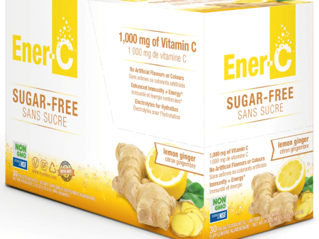 Ener-Life Vitamin-C 1000mg Lemon Ginger 30 Packs For Discount