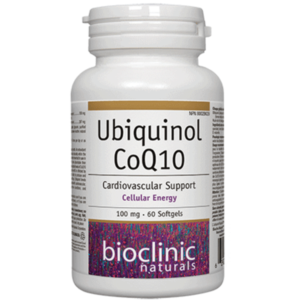 Bioclinic Naturals Ubiquinol CoQ10 -100 mg 60 Softgels Online now