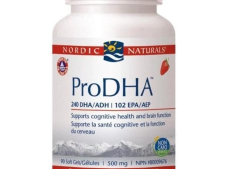 Nordic Naturals ProDHA Strawberry 90 Softgels Online Hot Sale