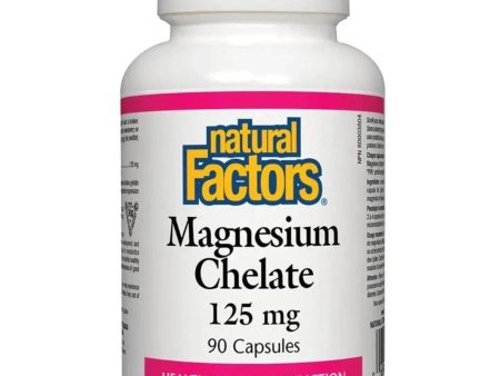 Natural Factors Mag Chelate 125mg 90 Caps Fashion