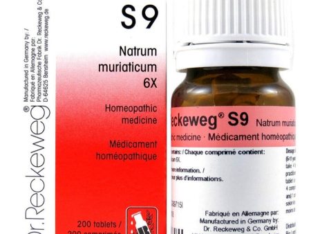 Dr Reckeweg S9 - Natrum Muriaticum 6X - 200 Tablets For Discount