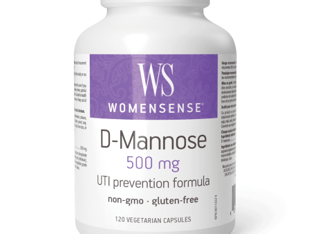 WomenSense D-Mannose 500 Mg 120 Veggie Caps Fashion