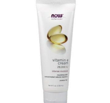 NOW Vitamin E Cream 118mL For Sale