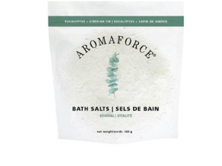 Aromaforce Bath Salts Revival(Eucalyptus & Siberian Fir) 120g For Cheap