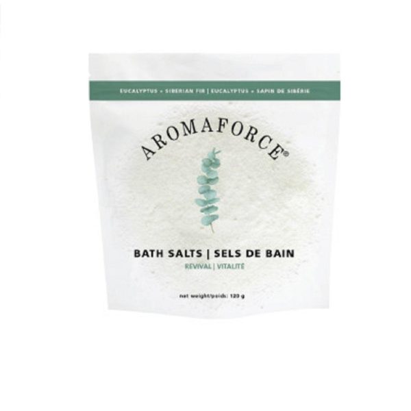 Aromaforce Bath Salts Revival(Eucalyptus & Siberian Fir) 120g For Cheap