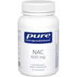 Pure Encapsulations N-Acetyl-l-Cysteine 600mg 90 Caps Fashion