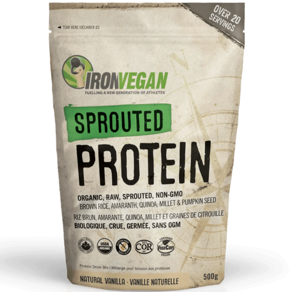 Iron Vegan Sprouted Protein Vanilla 500g Online