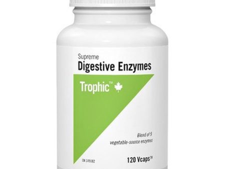 Trophic Digestive Enzymes Supreme 120 Veggie Caps Online now