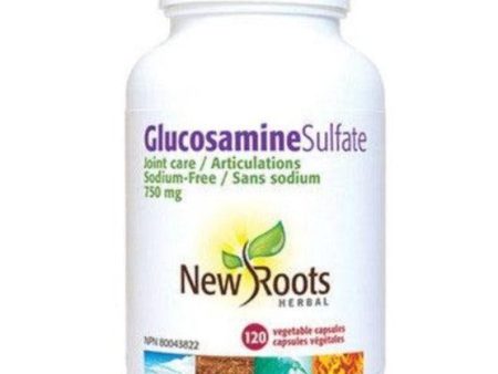 New Roots Glucosamine Sulfate 750mg 120 Veg Capsules Online now