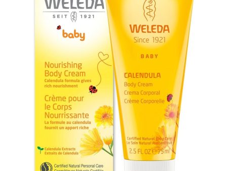 Weleda Baby Nourishing Body Cream Calendula 75mL For Sale