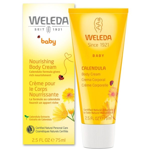 Weleda Baby Nourishing Body Cream Calendula 75mL For Sale